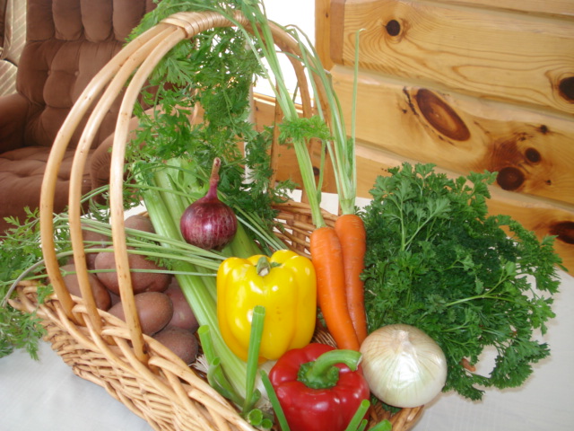 Basket of veggies