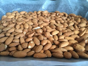 Roasted almonds
